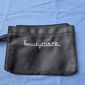 Avon Black Cosmetic Bag with Pink Detail